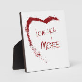 Plaque Photo Vous aimez plus (Recto)