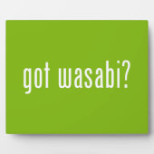 Plaque Photo vous avez wasabi ? (Devant)
