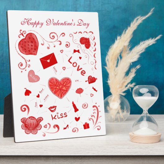 Plaque Photo Vous êtes AMOUREUX. Heureuse Sainte-Valentin pour  (Côté)