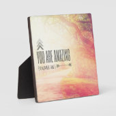 Plaque Photo Vous Êtes Extraordinaire (Recto)