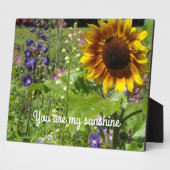 Plaque Photo Vous Êtes Mon Soleil (Côté)