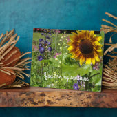 Plaque Photo Vous Êtes Mon Soleil (Côté)