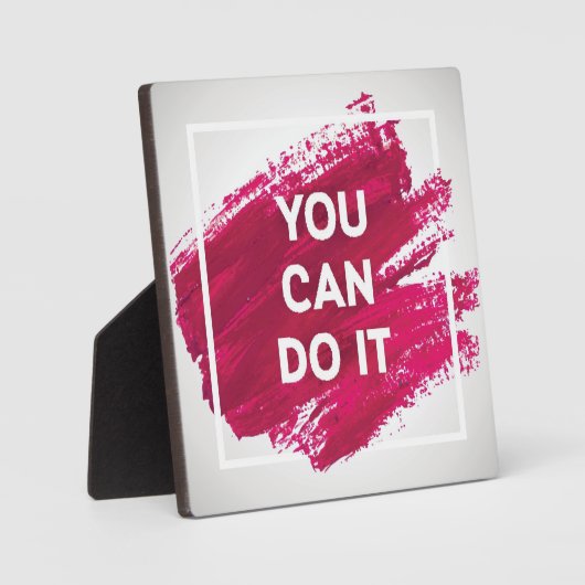 Plaque Photo Vous Pouvez Le Faire 3 (Recto)