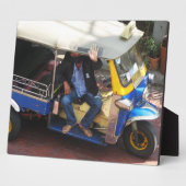 Plaque Photo Vous voulez TAXI TUK-TUK ? (Côté)