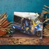 Plaque Photo Vous voulez TAXI TUK-TUK ? (Côté)