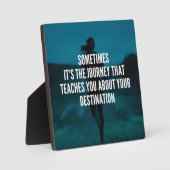 Plaque Photo Voyage de conditionnement physique - Motivation de (Recto)