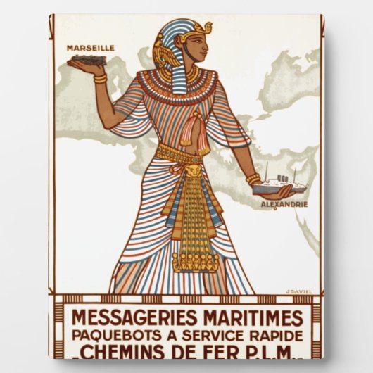 Plaque Photo Voyage en Égypte (Devant)