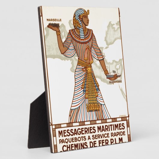 Plaque Photo Voyage en Égypte (Côté)