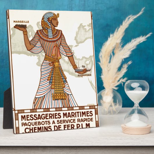 Plaque Photo Voyage en Égypte (Côté)