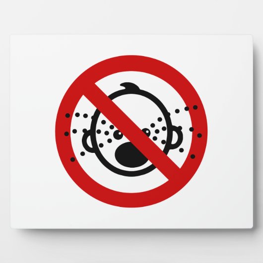 Plaque Photo VOYAGE NO Cry Baby ⚠ Aéroport thaïlandais ⚠ (Devant)