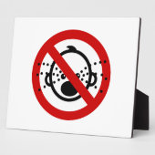 Plaque Photo VOYAGE NO Cry Baby ⚠ Aéroport thaïlandais ⚠ (Côté)