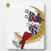 Plaque Photo Vue cosmique : Elfe sur la lune aventure (Devant)