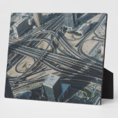 Plaque Photo Vue de route de Burj Khalifa, Dubaï (Côté)