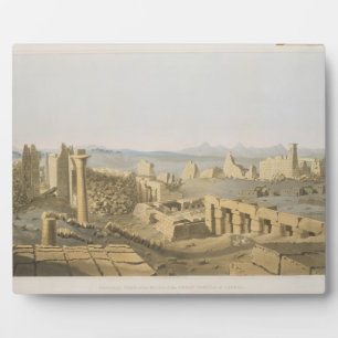 Plaque Photo Vue générale des ruines du Grand Temple de C