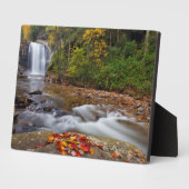 Plaque Photo Vue Glass Falls Pisgah Forêt nationale (Côté)