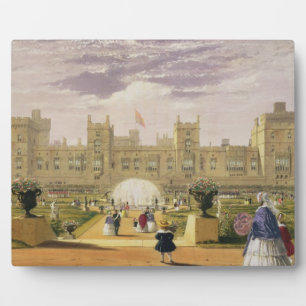 Plaque Photo Vue orientale sur le château et le jardin, Windsor