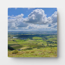 Vue paisible depuis Pendle Hill...