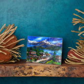 Plaque Photo Vue Panoramique De L'Everest Mountain Nepal (Côté)