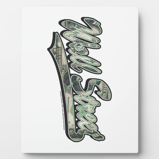 Plaque Photo Wall Street - Facture de 1000 dollars (Devant)