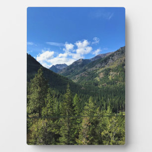 Plaque Photo Wallowa mountains