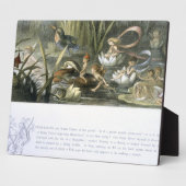 Plaque Photo Water-Lilies and Water Fairies, illustration from (Côté)
