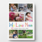 Plaque Photo We Love Nana Photo Collage (Devant)
