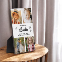 We Love You Abuelo Modern Photo Collage