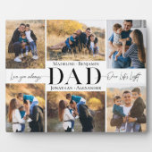 Plaque Photo We Love You Dad Simple Photo Collage Keepsake (Devant)