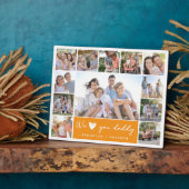 Plaque Photo We ♥ You Daddy Photo Collage (Côté)