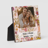 Plaque Photo Wedding invitation keepsake (Recto)