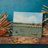 Plaque Photo Westminster Bridge, Londres, avec le Lord Mayor's (Côté)