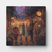 Plaque Photo Where Cats Wander and Lanterns Glow (Devant)