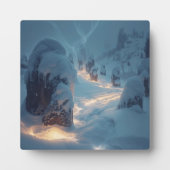 Plaque Photo Where Light Wanders in Winter (Devant)
