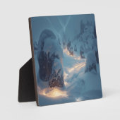 Plaque Photo Where Light Wanders in Winter (Recto)