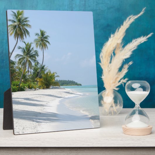 Plaque Photo White Sand Beach  (Côté)