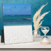 Plaque Photo White Sand beach of Malope Flac Mauritius overloo (Côté)