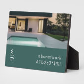 Plaque Photo Wifi Password Sign Photo (Côté)