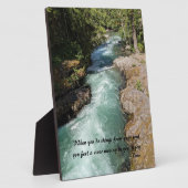 Plaque Photo Wild River Rumi Poetry Verse (Côté)
