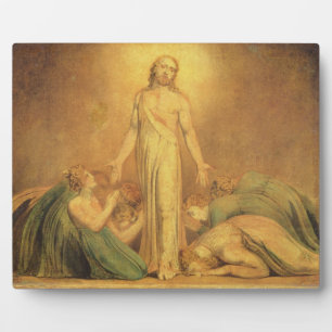 Plaque Photo William Blake Le Christ apparaissant aux apôtres