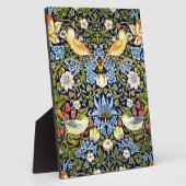 Plaque Photo William Morris, Strawberry Thief, (Côté)