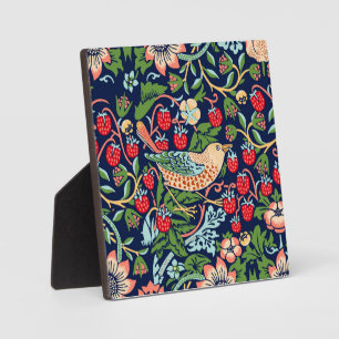 Plaque Photo William Morris Strawberry Thief