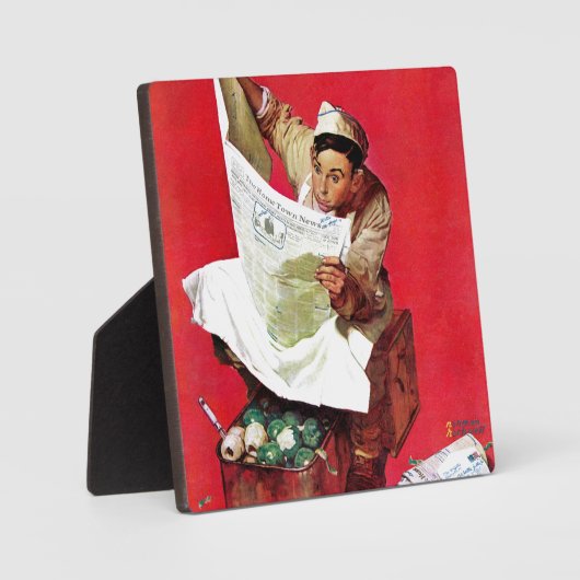 Plaque Photo Willie Gillis on K.P (Recto)