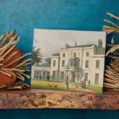 Plaque Photo Wimbledon House, du "Référentiel d'A d'Ackermann" (Côté)