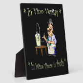 Plaque Photo Winemaker~Dans Vino Veritas~Dans Le Vin Il Y A Vér (Côté)