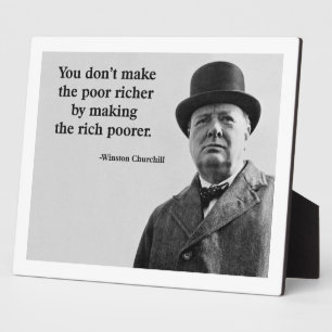 Plaque Photo Winston Churchill