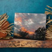 Plaque Photo Winter Sunset Nature Paysage Photographie (Côté)