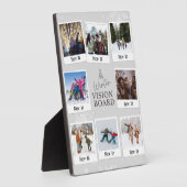 Plaque Photo Winter Vision Board Family Photo With Date (Côté)