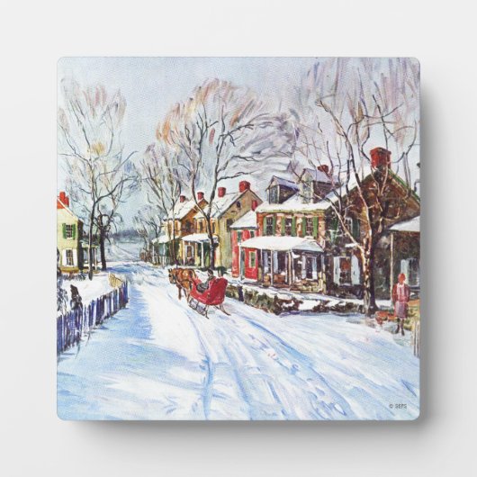 Plaque Photo Winter Wonderland (Devant)