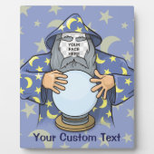 Plaque Photo Wizard with your face (Devant)