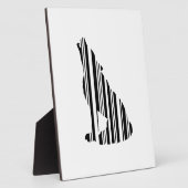Plaque Photo WOLF BAR CODE Motif de code-barres Howl Design (Côté)